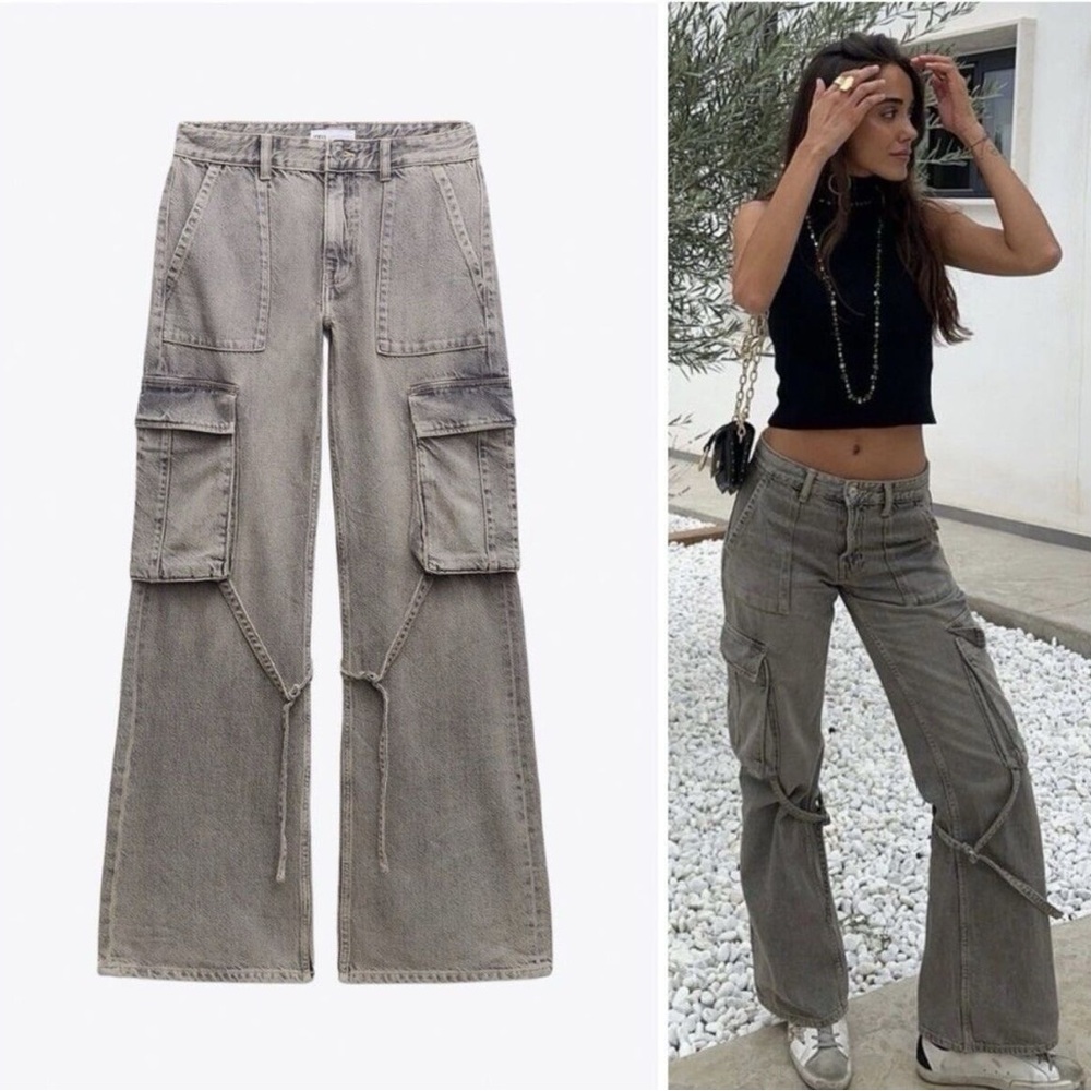 Zara Cargo Jeans